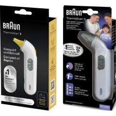 BRAUN IRT 3030 Thermometer - Fast & Accurate Fever Detection for the Whole Family | 4022167330307